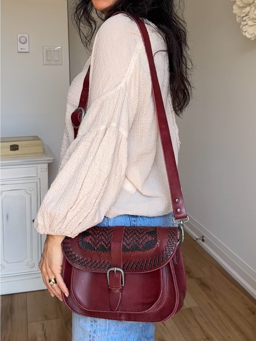 Maison Scotch Leather Satchel